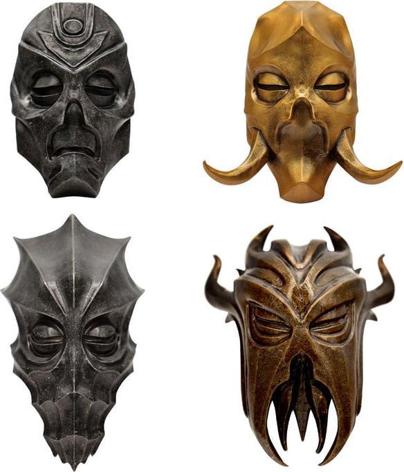 Image du produit Fanattik ELDER SCROLLS V SKYRIM -Set 4 Masques de Prêtre Dragon Edition Limitée