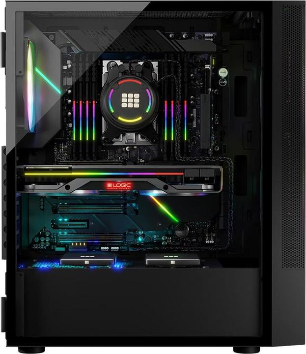 Immagine prodotto Logic ARYA ARGB MINIDI Custodia USB 3.0 nera (ATX)