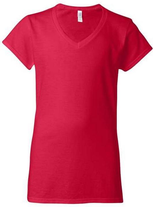 Actual product image Gildan Womens/Ladies Soft Touch V Neck T-Shirt (36 D)