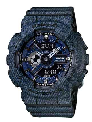 Actual product image Baby-G Ba-110dc-2a1er (Analogue wristwatch, Digital watch, 43.40 mm)