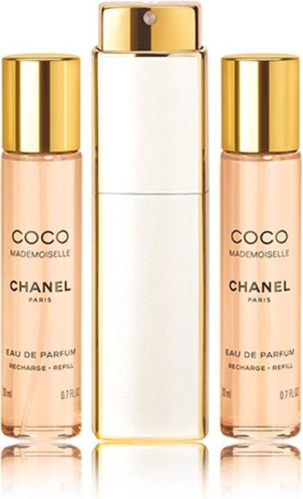 Chanel Coco Mademoiselle Eau De Parfum Twist and Spray 1+2 Refills (Eau de Parfum, 60 ml)