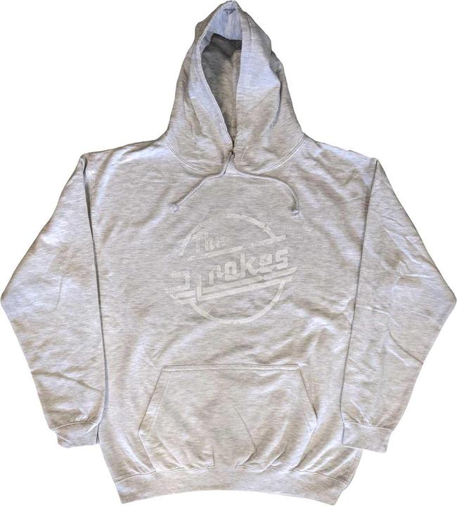 The Strokes Erwachsene Magna Mono Distressed Pullover Hoodie (L)