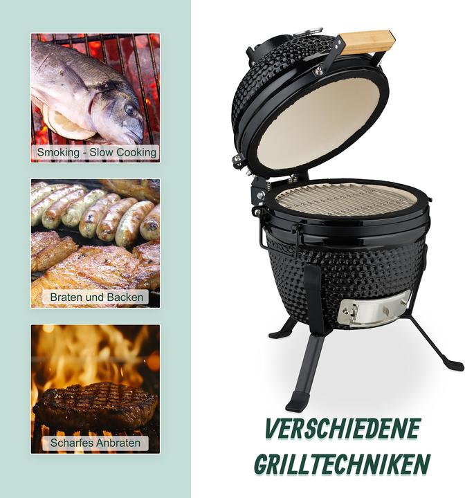 Produktbild Relaxdays Kamado-Grill (260 mm)