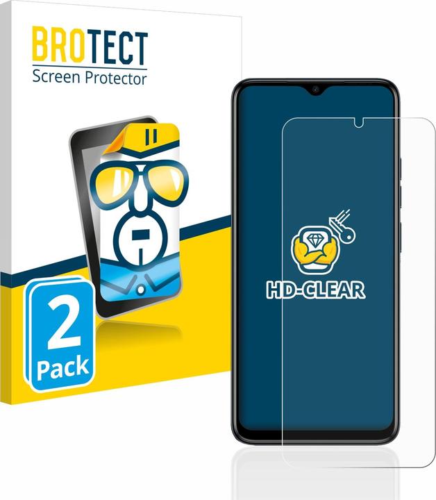 Actual product image BROTECT Screen Protector Clear (2 Piece, Tecno Spark Go 2023)
