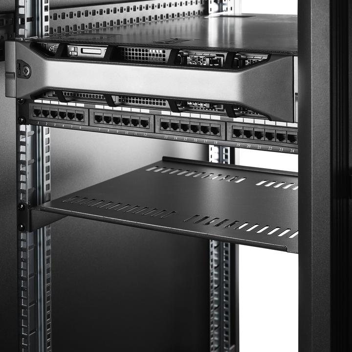 Produktbild StarTech 2-Pack 1u Rack Shelf Vented