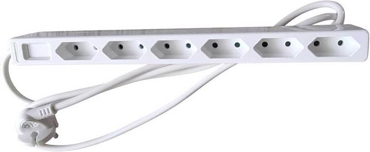 Actual product image As - Schwabe Power strip 6-way (6 x, CEE 7/16, 1.40 m)