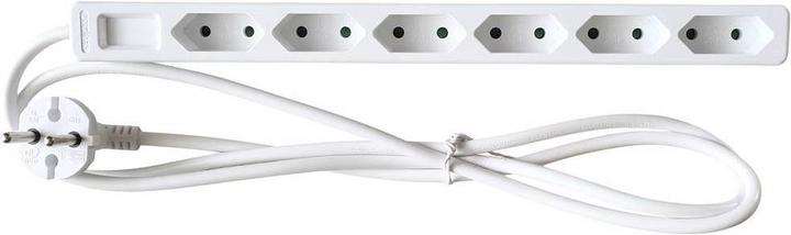 Actual product image As - Schwabe Power strip 6-way (6 x, CEE 7/16, 1.40 m)