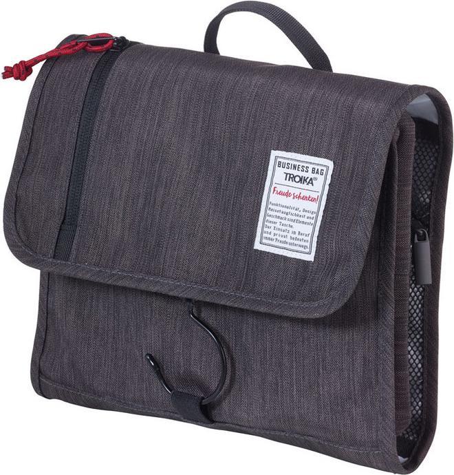 Produktbild Troika BUSINESS WASHBAG Reise-Kulturtasche, grau/schwarz