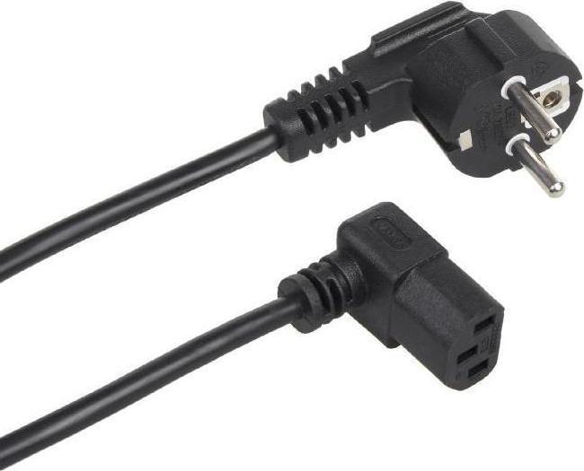 Produktbild Maclean MCTV-854 - Netzkabel, gewinkelt, 3-polig, EU-Stecker, 3m (3 m)
