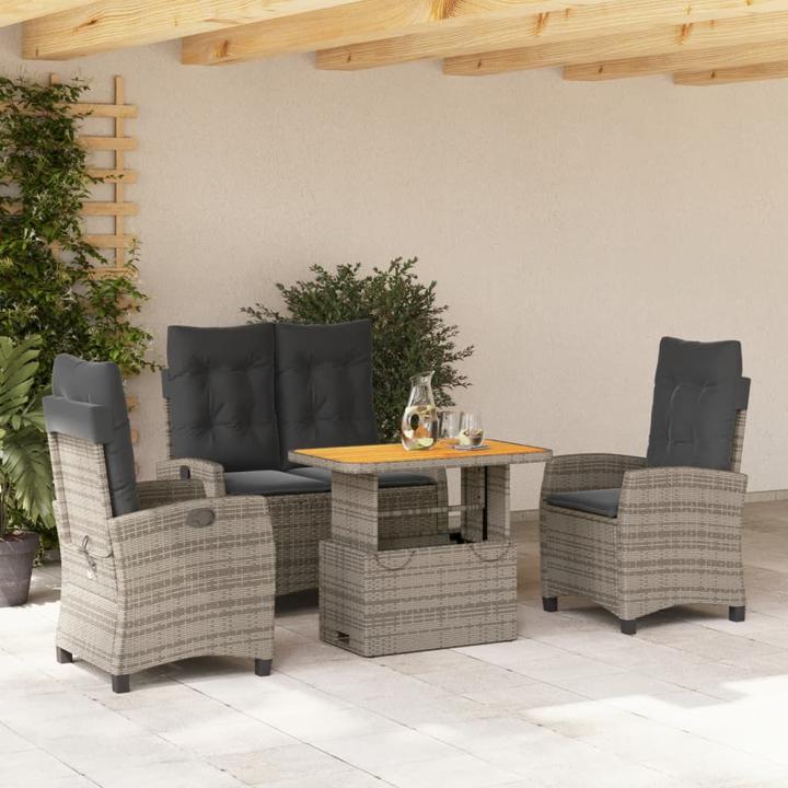 Produktbild VidaXL 10-tlg. Garten-Lounge-Set mit Kissen (55 cm)