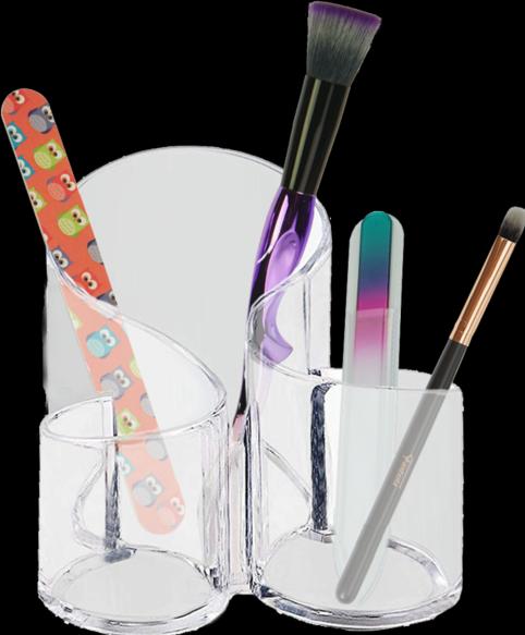 Actual product image Brush and pen holder, 14 x 13.8 x 11.8 cm