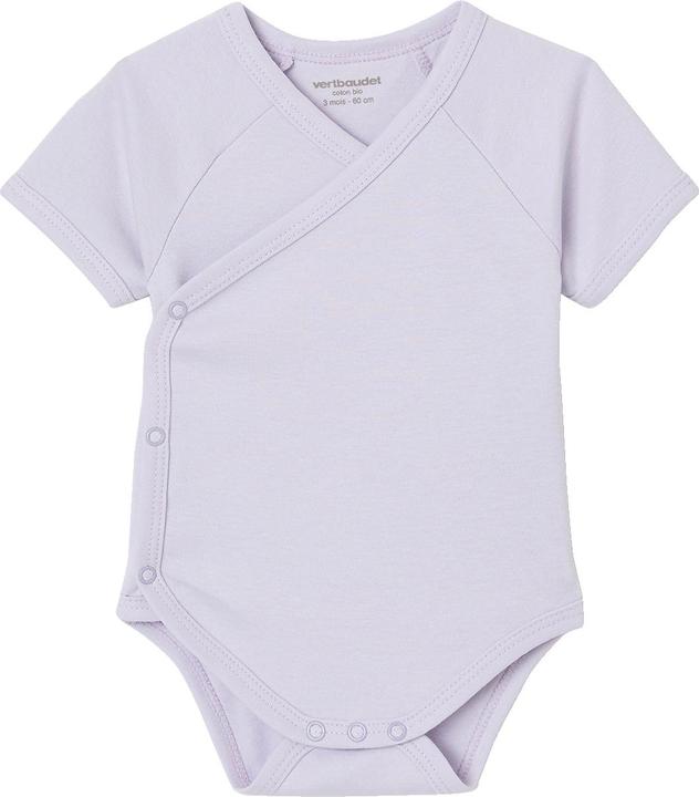 Immagine prodotto Vertbaudet Bio-Kollektion: 5er-Pack Baby Wickelbodys mit kurzen Ärmeln (50)