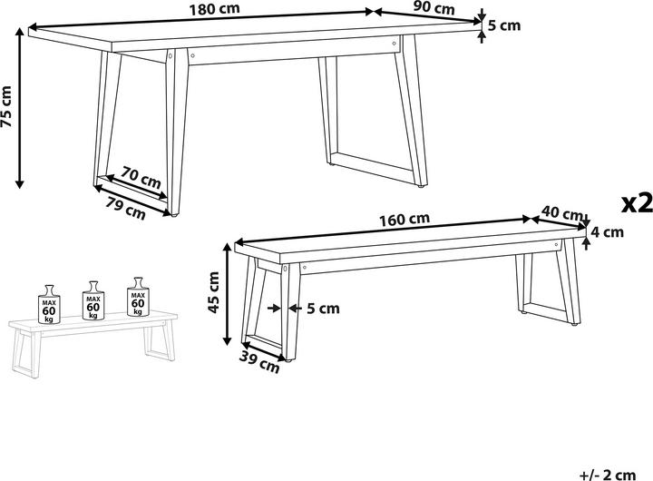 Produktbild Beliani Oria (160 cm)