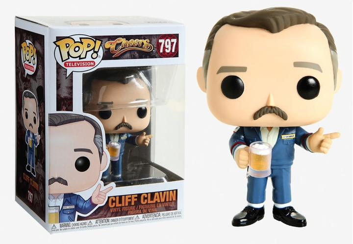 Actual product image Funko POP! Prost Cliff Clavin 797 Figur