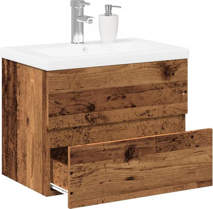Immagine prodotto VidaXL Mobiletto Vanity a parete Mobiletto da bagno con lavabo incorporato