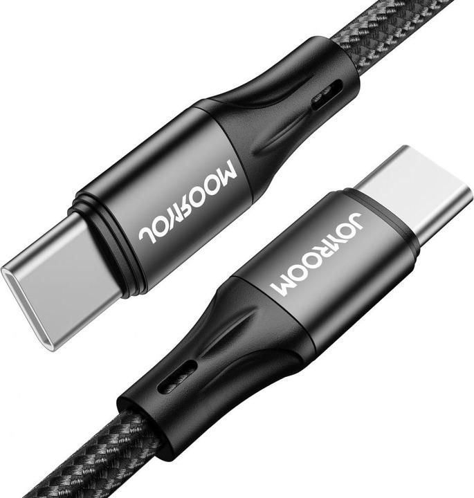 Actual product image Joyroom fast charging / data cable USB Type C - USB Type C PD 60W 2m black (S-2030N1-60) (2 m, USB 2.0)