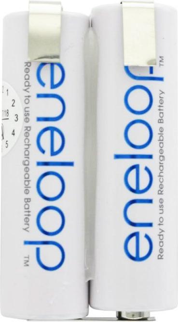 Panasonic Akku Eneloop Standard AkkuPack AA Mignon mit Lötfahnen (1 Stk., AA, 2000 mAh)