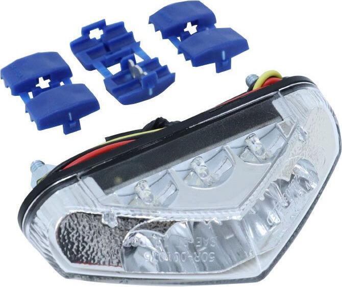 Replay Fanale posteriore a triangolo a LED con illuminazione della targa