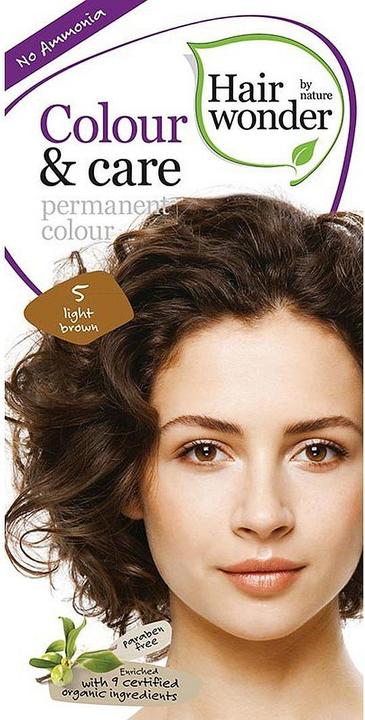 Actual product image Hairwonder Colour & Care (5 light brown)