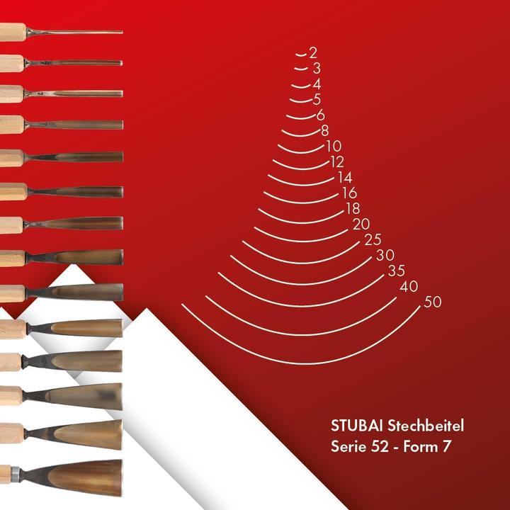 Actual product image Stubai Stechbeitel Form 7 (4 mm)