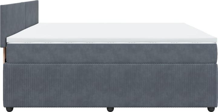 Actual product image VidaXL Bo x spring bed with mattress 180 x 200 cm velvet (180 x 200 cm, 180 x 200 cm)