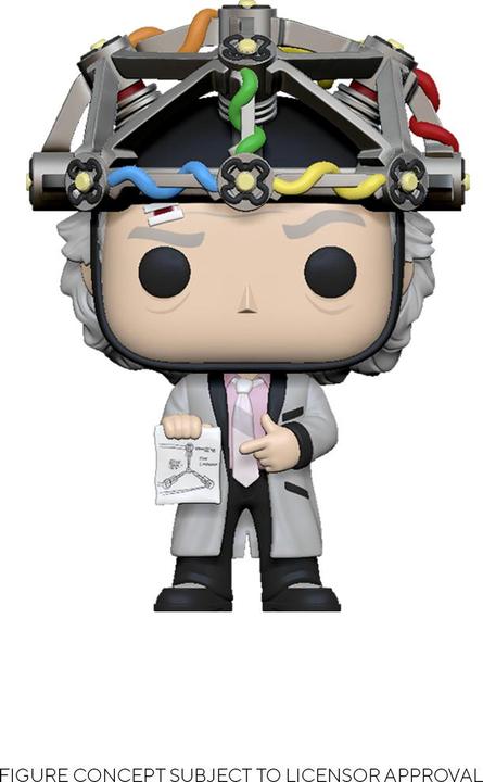 Actual product image Funko POP! - Back to the Future: Doc with Helmet