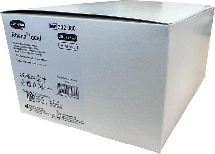 Immagine prodotto Rhena Benda elastica ideale 20cmx5m bianco 6 pezzi.