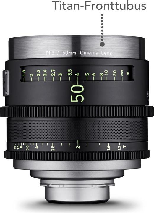 Actual product image Samyang XEEN Master 50mm T1.3 (PL, full size, APS-C / DX)