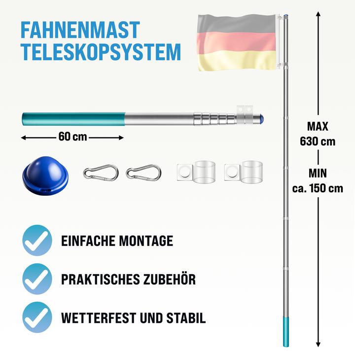 Produktbild Deuba Fahnenmast