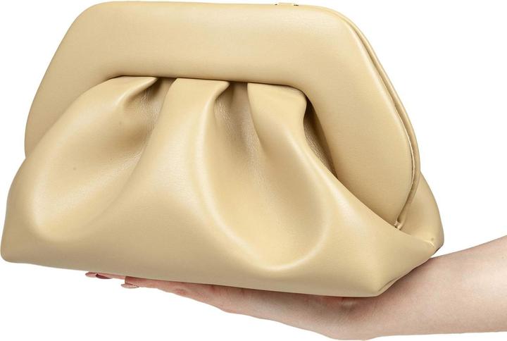 Produktbild Themoirè vegan fabric clutch bag color olive