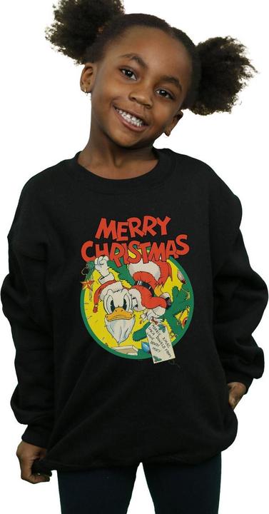 Immagine prodotto Disney Donald Duck Merry Christmas Felpa Ragazze (128)