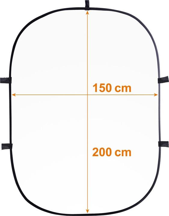 Image du produit Walimex Fond pliable 2en1 (145 cm, 200 cm)