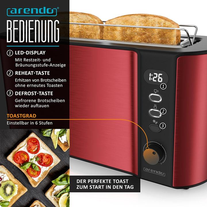 Produktbild Arendo Wasserkocher mit Toaster Set (1.50 l)