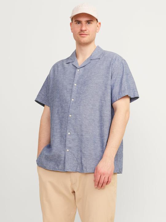 Produktbild Jack & Jones Jjlinen Blend Resort Shirt Ss Pls (5XL)