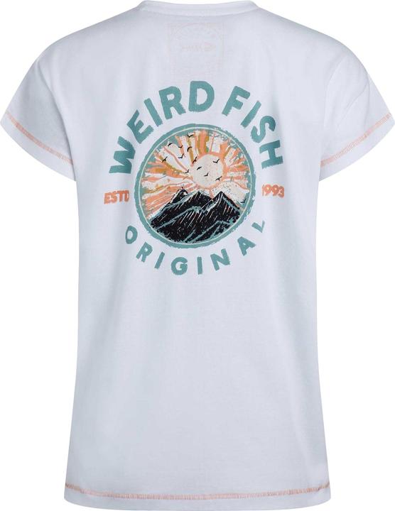 Actual product image Weird Fish Womens/Ladies Sunset Summit Graphic Back Print T-Shirt (42 D)