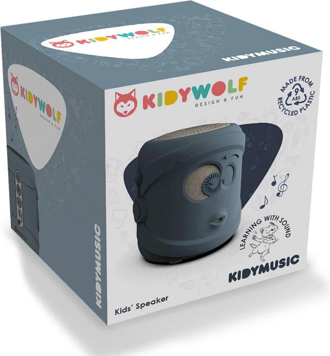 Produktbild Kidywolf Bluetooth Lautsprecher blau (Akkubetrieb)