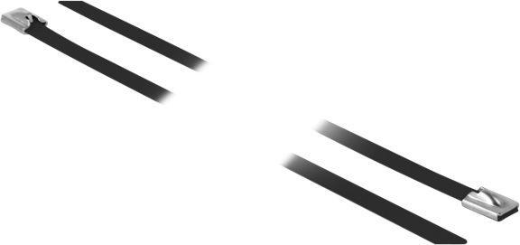 Actual product image Delock Stainless steel cable ties 400x7.9 10 pcs. (Plastic cable ties, 400 mm, 10 pcs.)