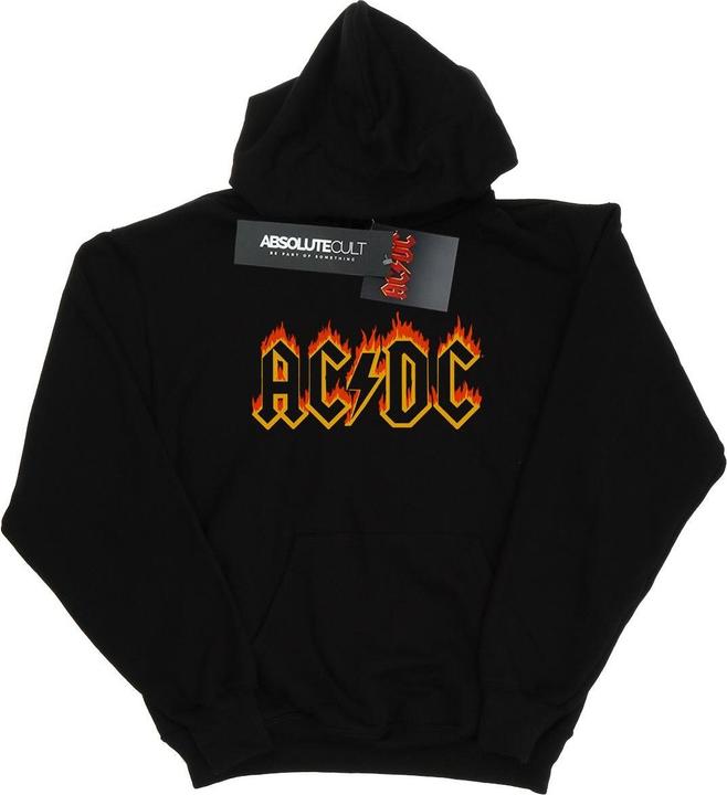 Actual product image AC/DC Mens Flames Logo Hoodie (XL)