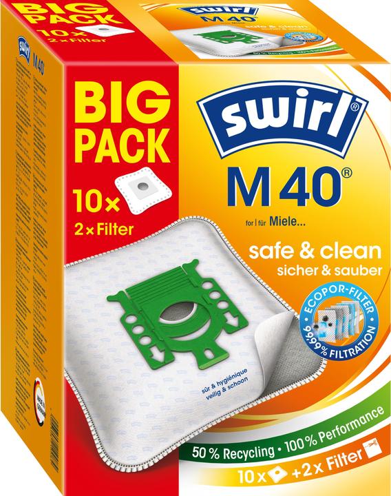 Image du produit Swirl Dust bags M40 Big-Pack (10 x)