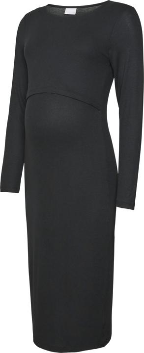 Produktbild Mamalicious Enger Schnitt Rundhals Midikleid Kleid (S)