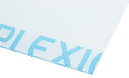 Actual product image Rs Pro PMMA plastic sheet, transparent, 3mm x 300mm x 500mm / 1.41g/cm³ to +70°C, solid