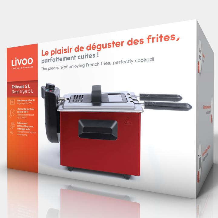 Actual product image Livoo Deep fryer 5 L (EU plug)