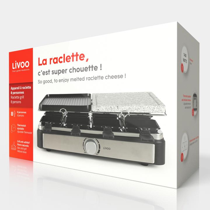 Produktbild Livoo Raclette-Gerät für 8 Personen