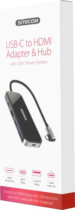 Image du produit Sitecom USB-C - HDMI (USB-C, 5 Ports)