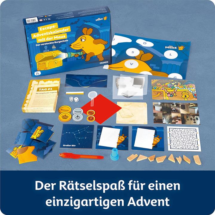 Actual product image Franzis Escape Advent Calendar with the Mouse