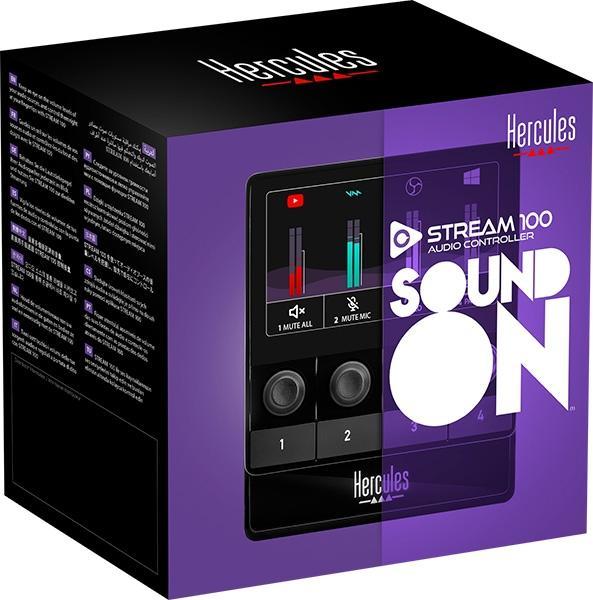 Productafbeelding Hercules Mixerbediening Stream 100 Audio Controller detailhandel