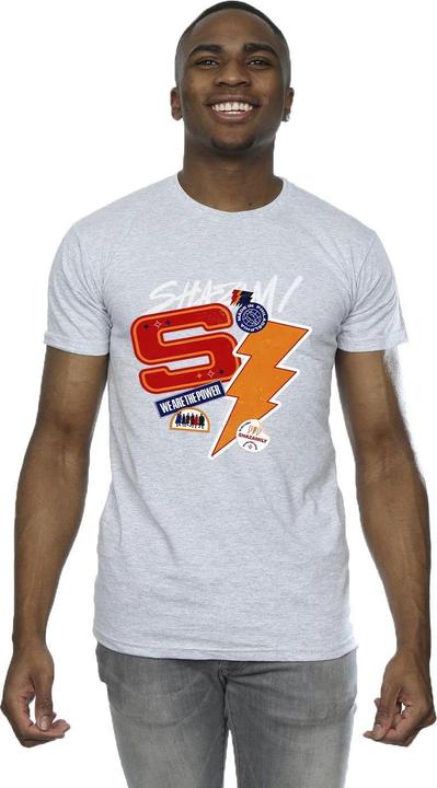 Immagine prodotto Shazam Fury Of The Gods Sticker Spam Maglietta Uomo (4XL)