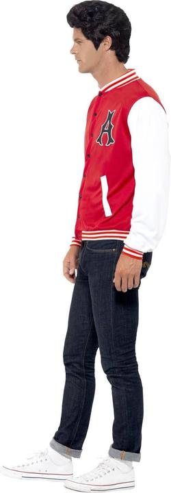 Produktbild Smiffys 50s Jock VarsityJacke (USCollegeStil) (M)