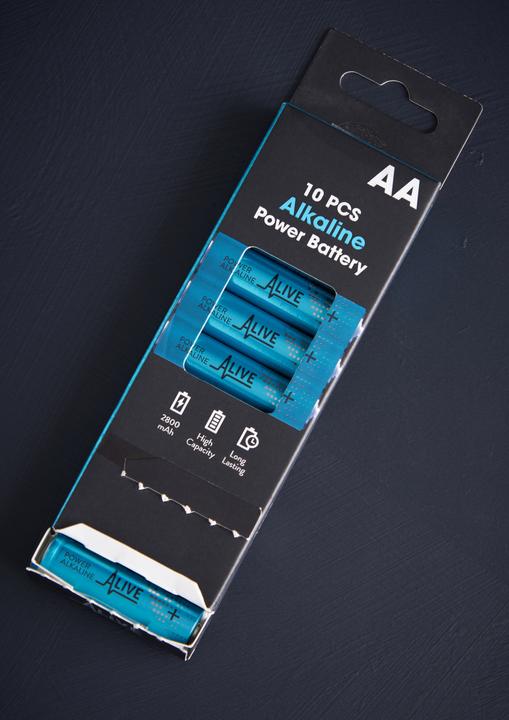 Actual product image Alkaline battery (10 pcs., AA, 2800 mAh)
