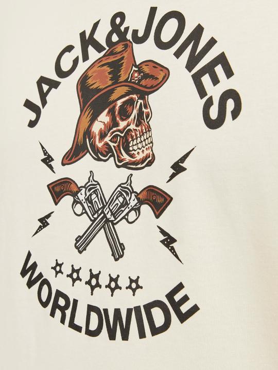Actual product image Jack & Jones Jorseven Skull Tee Ss Crew Neck Sn (S)